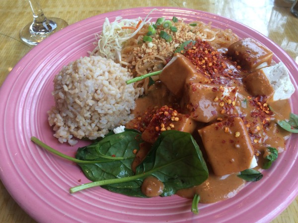 Tofu peanut sauce