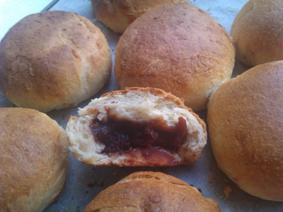 Hong Kong style Red bean buns